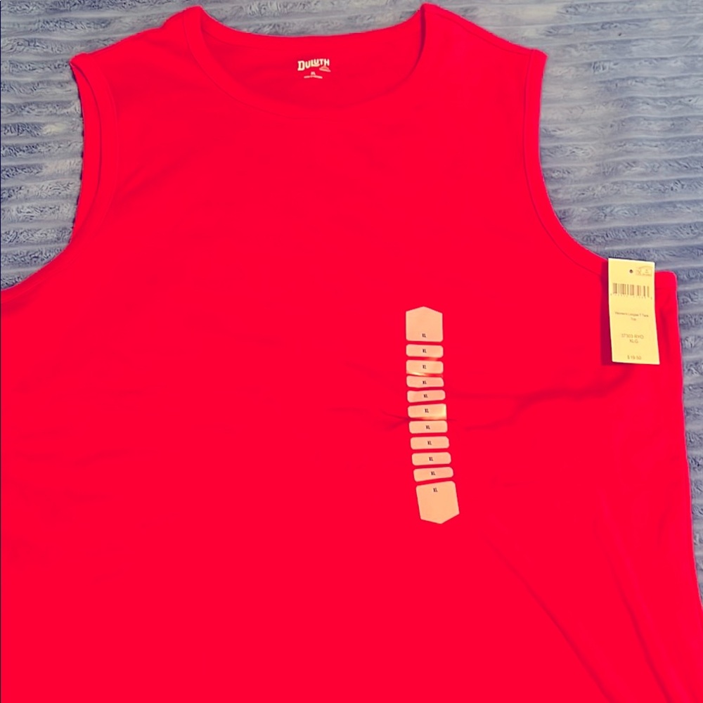 Duluth Trading Co Pink Tank Top Sleeveless Shirt